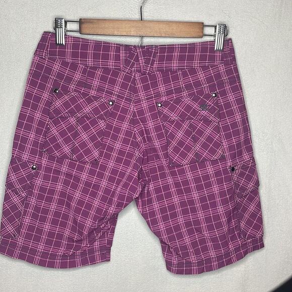 Bergans of Norway Purple Plaid Shorts Size XS - Picture 3 of 6